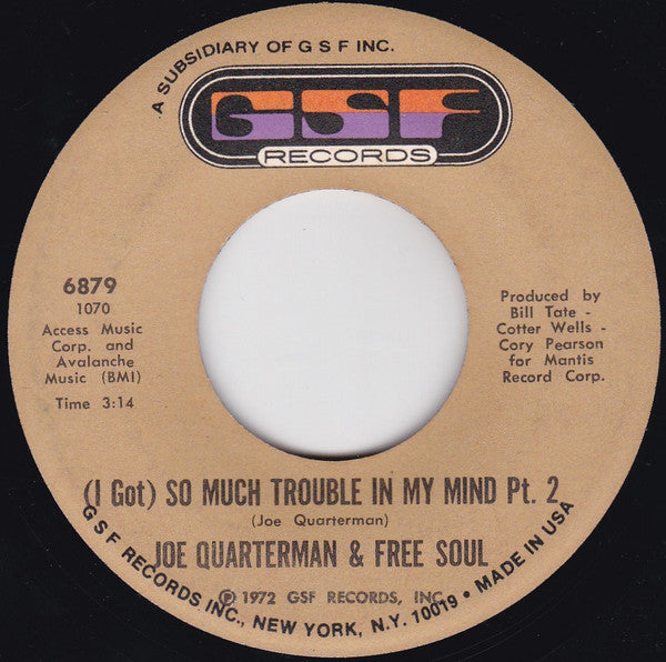 Sir Joe Quarterman & Free Soul – (I Got) So Much Trouble In My Mind
