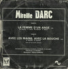Mireille Darc – La Femme D'un Ange / Avec Les Mains Avec La Bouche — photo 2