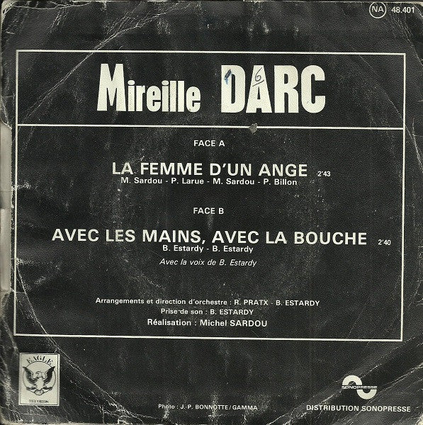 Mireille Darc – La Femme D'un Ange / Avec Les Mains Avec La Bouche