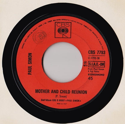 Paul Simon – Mother And Child Reunion / Paranoia Blues