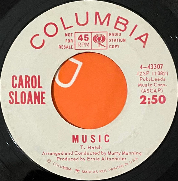 Carol Sloane – Music / Stay