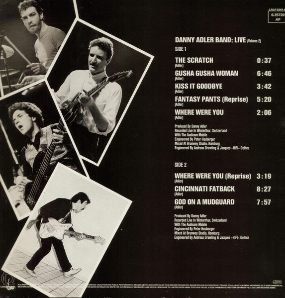 Danny Adler Band – Live! (Volume 2)