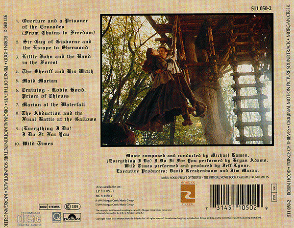 Michael Kamen – Robin Hood: Prince Of Thieves (Original Motion Picture Soundtrack)