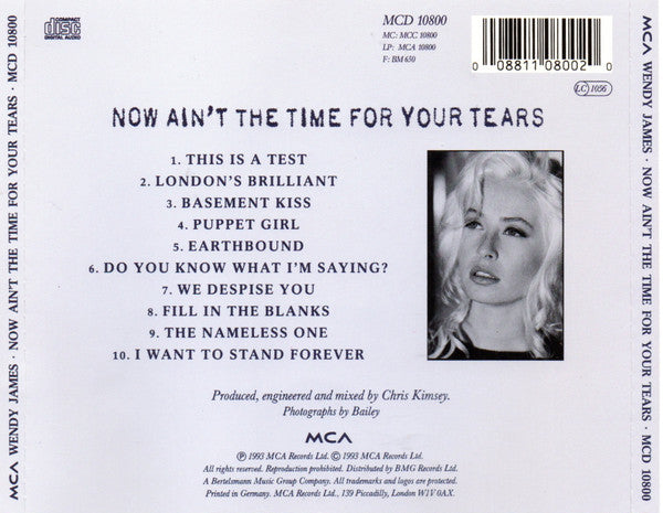 Wendy James – Now Ain't The Time For Your Tears