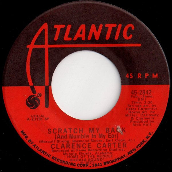 Clarence Carter – Scratch My Back (And Mumble In My Ear)