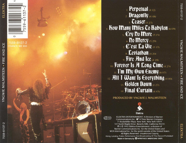 Yngwie Malmsteen – Fire & Ice