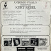 Антонио Вивальди, Оркестр Pro Arte Мюнхена, Курт Редель – Концерты — photo 2