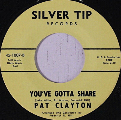 Pat Clayton – Someone Else's Turn / You've Gotta Share