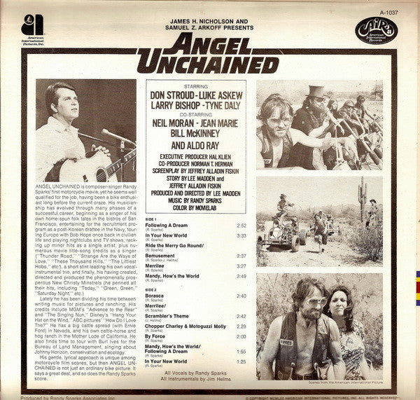 Randy Sparks – Angel Unchained (Original Soundtrack)