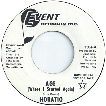 Horatio (3) – Age (Where I Started Again) / Summer Sunsets