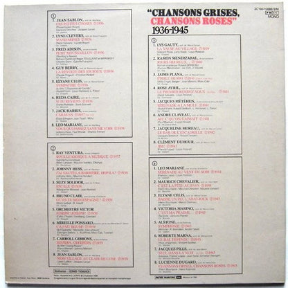 Various – Chansons Grises, Chansons Roses (1936-1945)