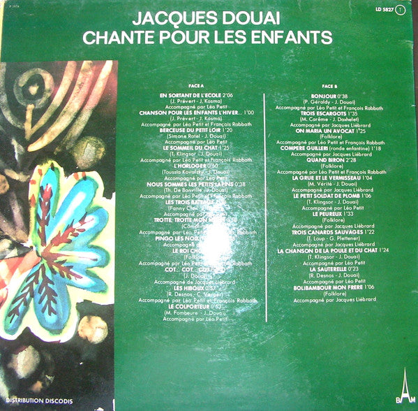 Jacques Douai – Chante Pour Les Enfants
