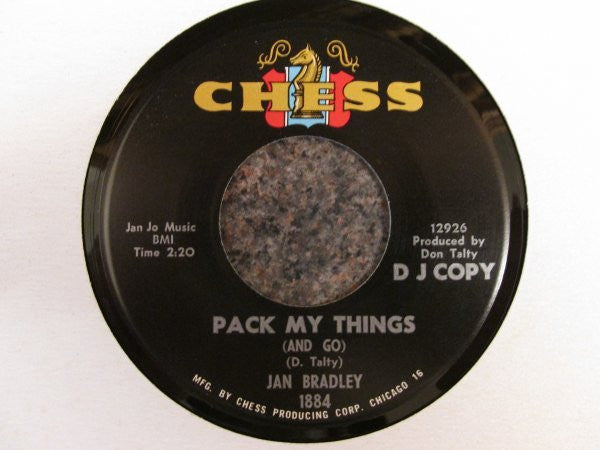 Jan Bradley – Curfew Blues / Pack My Things (And Go)