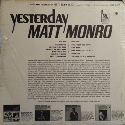 Matt Monro – Yesterday