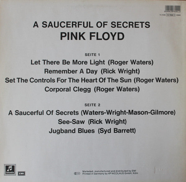 Pink Floyd – A Saucerful Of Secrets
