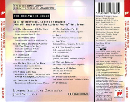 John Williams (4), London Symphony Orchestra, Grover Washington, Jr. – The Hollywood Sound - John Williams Conducts The Academy Award Best Scores