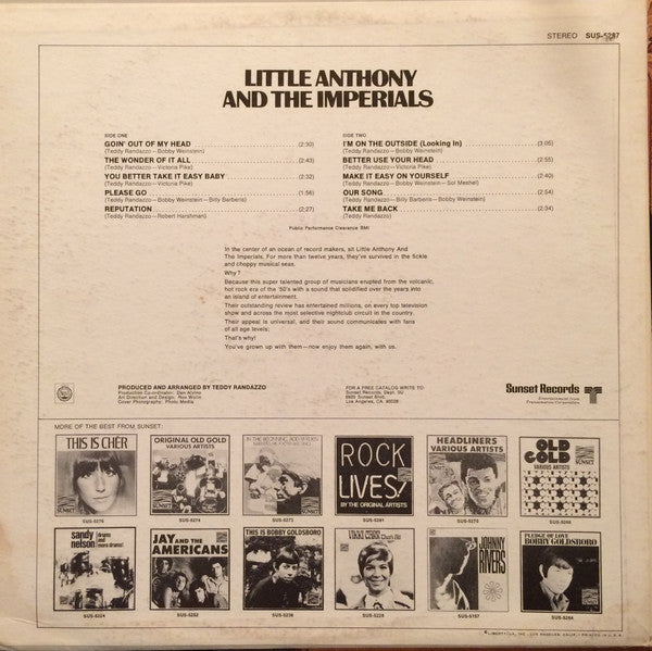 Little Anthony & The Imperials – Little Anthony And The Imperials