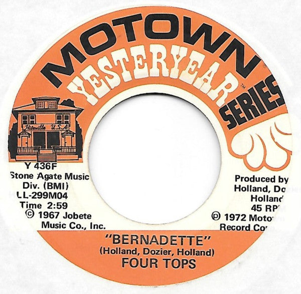 Four Tops – Bernadette / 7 Rooms Of Gloom
