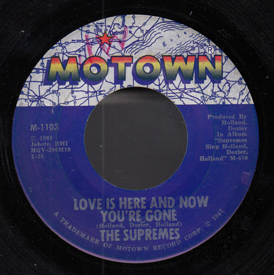 The Supremes – Love Is Here And Now You're Gone