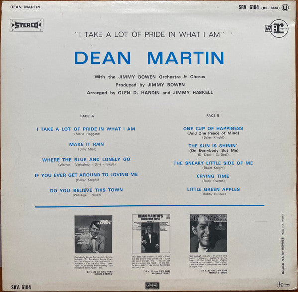 Dean Martin – I Take A Lot Of Pride In What I Am