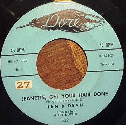 Jan & Dean – Baby Talk / Jeanette, Get Your Hair Done