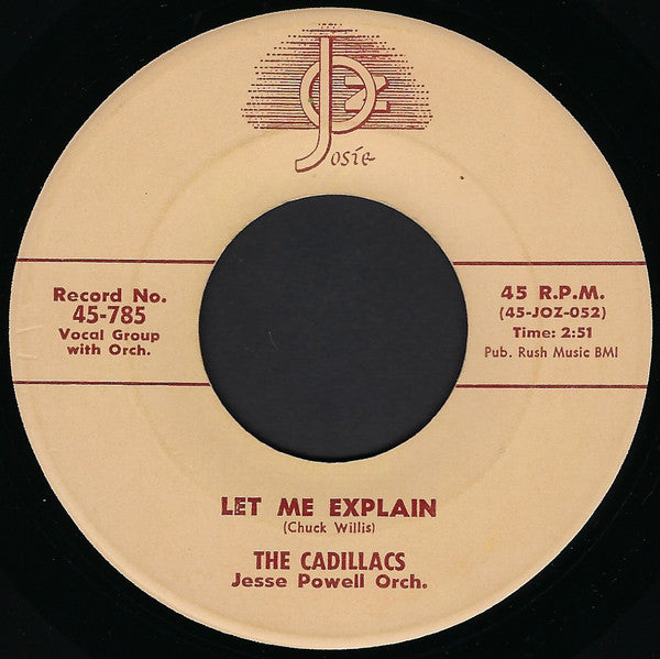 The Cadillacs – Speedoo / Let Me Explain