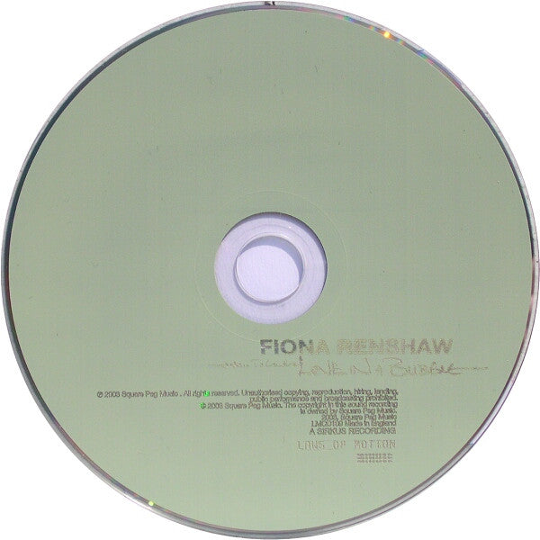 Fiona Renshaw – Love In A Bubble