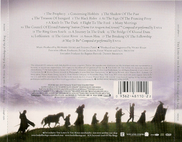 Howard Shore – The Lord Of The Rings: The Fellowship Of The Ring (Original Motion Picture Soundtrack)