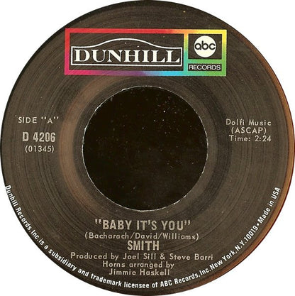 Smith (3) – Baby It's You / I Don't Believe (I Believe)