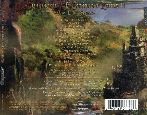 Rhapsody – Symphony Of Enchanted Lands II - The Dark Secret
