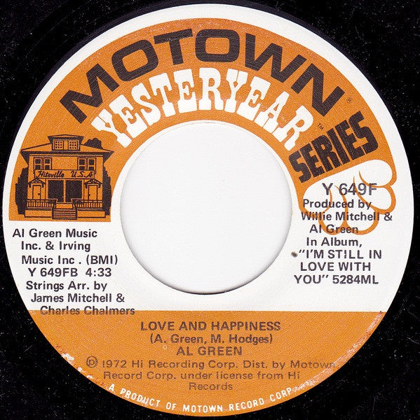 Al Green – I'm Still In Love With You / Love And Happiness