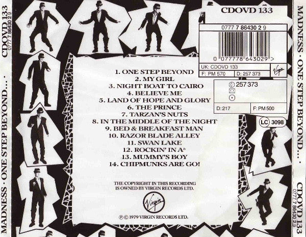 Madness – One Step Beyond…