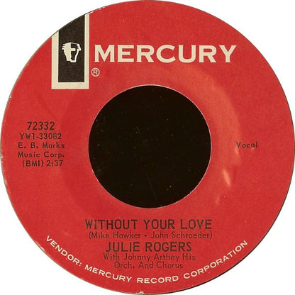 Julie Rogers – The Wedding / Without Your Love
