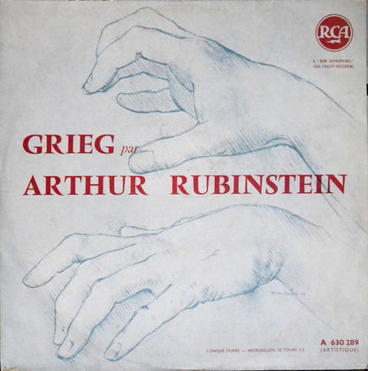 Edvard Grieg, Arthur Rubinstein – Grieg Par Arthur Rubinstein