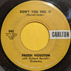 Freddie Houston With Richard Barrett's Orchestra – No Love So True / Don't You Feel It — photo 1