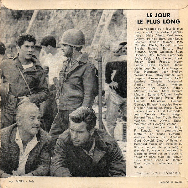 Various – Le Jour Le Plus Long (Bande Originale Du Film)
