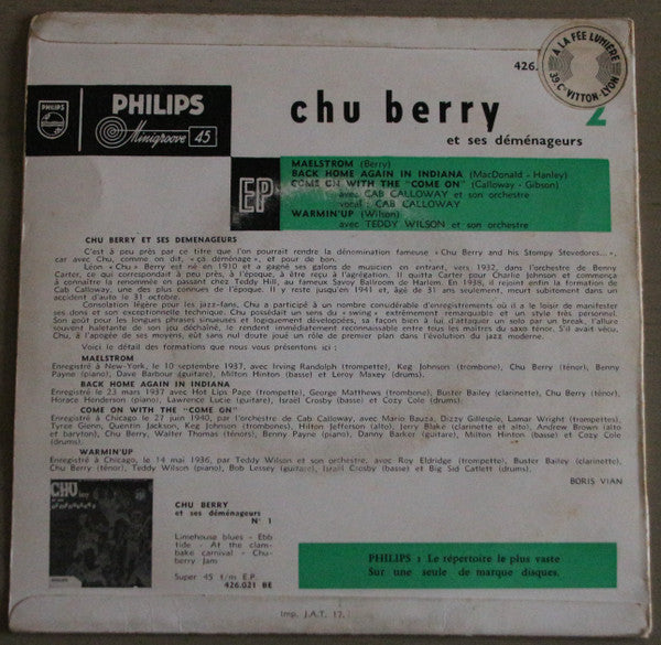 Chu Berry And His Stompy Stevedores – 2 - Maelstrom