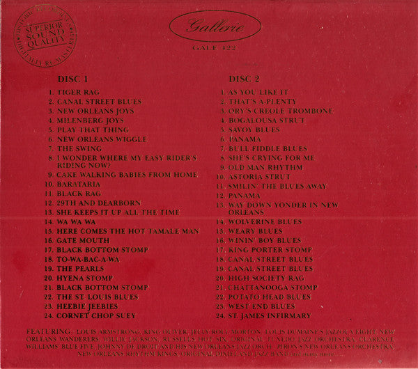 Various – A Portrait Of New Orleans Jazz