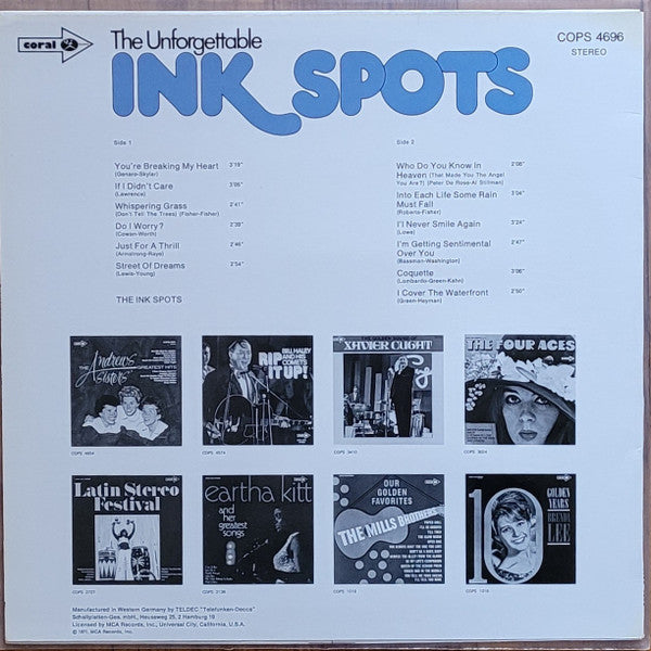 The Ink Spots – The Unforgettable Ink Spots