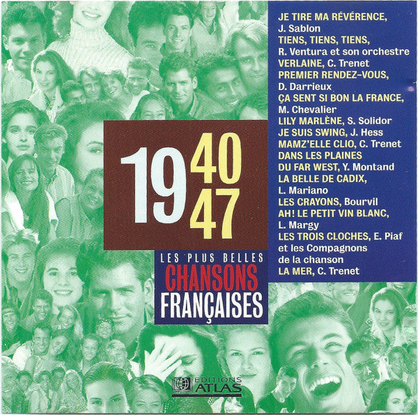 Various – Les Plus Belles Chansons Françaises - 1940-47