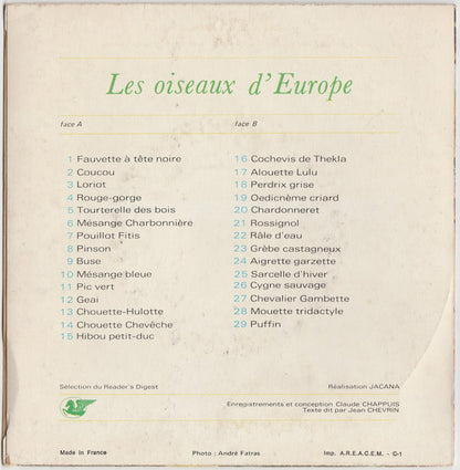 No Artist – Les Oiseaux D'Europe