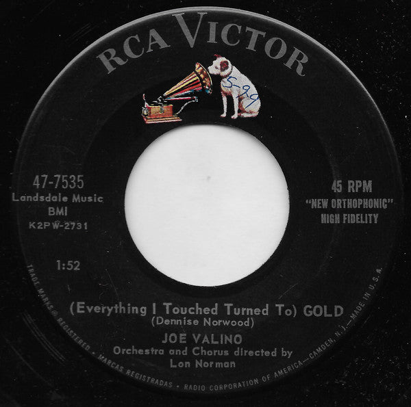 Joe Valino – (Everything I Touched Turned To) Gold