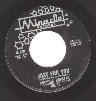 Freddie Gorman – Just For You