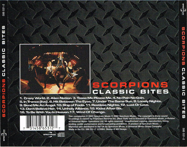 Scorpions – Classic Bites