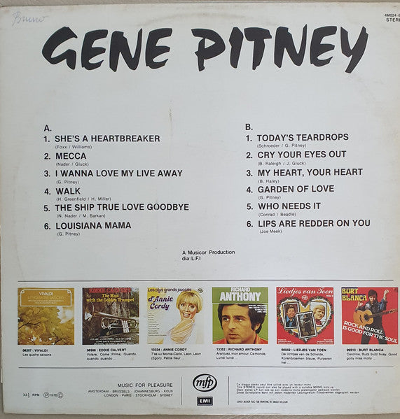 Gene Pitney – 100% Rock 'N' Roll