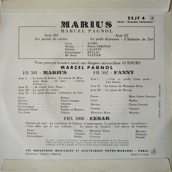 Marcel Pagnol – Marius
