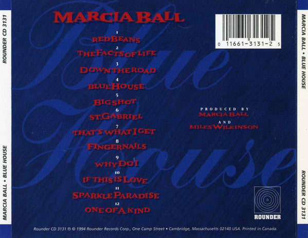 Marcia Ball – Blue House
