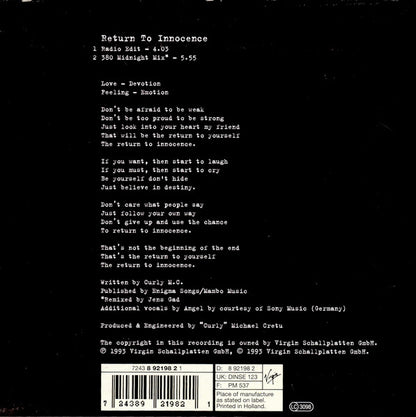 Enigma – Return To Innocence