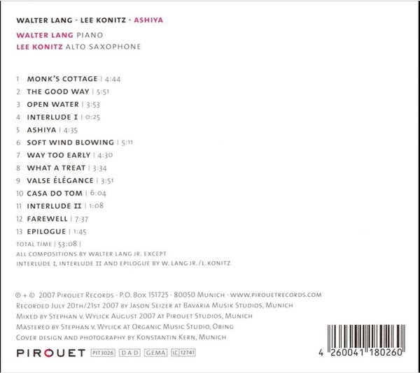 Walter Lang (2) & Lee Konitz – Ashiya