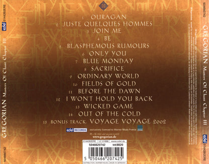 Gregorian – Masters Of Chant Chapter III